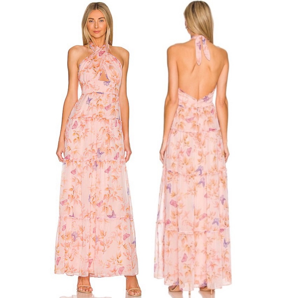 NWT Amanda Uprichard Estella Maxi Dress